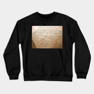 Egyptian Hieroglyphs Crewneck Sweatshirt